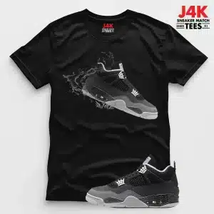 Jordan 4 Retro “Fear” Sneaker Match Tee –Sneaker Splash